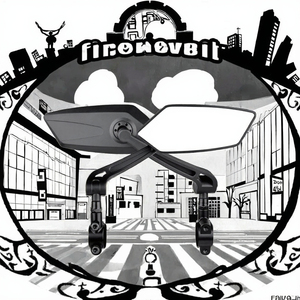 Espejo retrovisor ajustable para manillar de bicicleta, lente de cristal ancha resistente a los arañazos, accesorio seguro para motocicletas y bicicletas, giratorio - Product Image 2