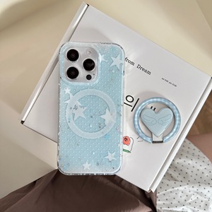 Piccola custodia per telefono in TPU magnetica per <span class=keywords><strong>iPhone</strong></span> 15/14/13 16promax iPad Star amore per Apple Design include - Product Image 4