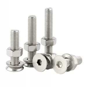 M4 M5 M6 chìm Allen đầu vít + Đầy đủ các loại hạt & máy giặt A2 thép không gỉ - Product Image 3