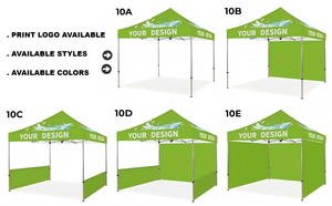 Carpa de Exhibición Resistente HOML de 40 mm, 10x10 pies, <span class=keywords><strong>con</strong></span> Estructura y Tela Ignífuga <span class=keywords><strong>con</strong></span> Recubrimiento de PU 600D, Gazebo para Ferias Comerciales, Ideal para Puestos de Desayunos - Product Image 2