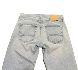 Denim acide de haute qualité pour hommes Design élégant de couleur foncée personnalisable mi-impression en vrac en gros lumière droite compétitive - Product Image 3