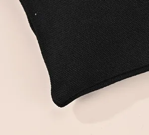 रुइचेंग कस्टम बड़ा काला सादा प्राकृतिक पुनर्नवीनीकरण टोट बैग कैनवास कॉटन कैनवास शॉपिंग बैग