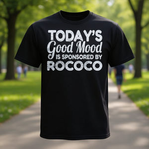 T-Shirt Rococo a Maniche Corte con Collo Rotondo Unisex per Adulti, per Attività Promozionali, Stampa Serigrafica - Product Image 3