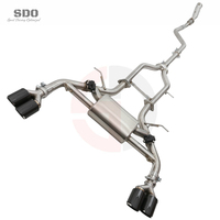 Système d'échappement complet en acier inoxydable SD pour Cadillac CT4 LSY 2.0T 2020-2026, échappement à soupapes de performance et collecteur droit
