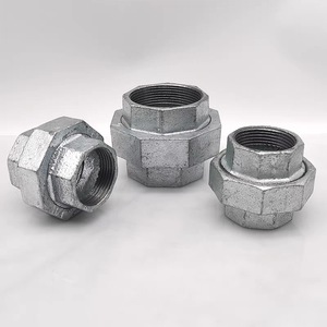 Gi phụ kiện đường ống công cụ hệ thống ống nước DN20 Ống Công Đoàn ren 150 PSI dễ uốn sắt mạ kẽm NPT 3/4 "mạ kẽm Công Đoàn - Product Image 6