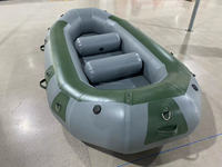 Bateau gonflable à rames auto-vidant à prix avantageux, en PVC, avec technologie Drop Stitch, pour la pêche à la mouche en rivière