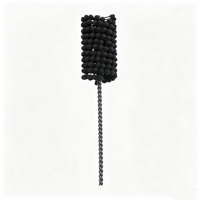 Brosse de polissage et d'affûtage flexible, diamètre de trou 41,3 mm, carbure de silicium, pour pièces usinées industrielles OEM, débavurage et média de sablage