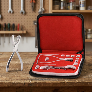 Kit de Instrumentos Dentales Profesionales de Plástico Ligero con Certificación CE, Clase I, Pinzas para Dique de Goma, Juego de Herramientas para Dique de Goma ZUOL - Product Image 3