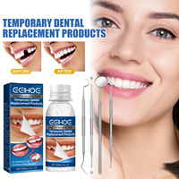 Marque privée Colle Adhésive Temporaire Résine Dents Fausse Décoration Colle Résine kit Pour Fak Bretelles