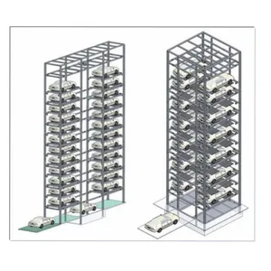 Tipo di torre del sistema di parcheggio auto approvato ISO9001