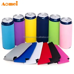 AOMEI Custom Logo Neoprene Sublimation 12oz Beer Can Cozies Kozy with Logo Insulated Blank Can Coolers for Regular Slim Cans