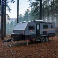 CAMPTRL Caravane de voyage robuste de qualité commerciale, remorquable, pour camping, parcs, stations balnéaires, entreprises de location et camping en groupe