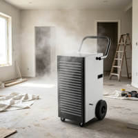 Dehumidifier Kompresor 60L/Hari Portabel untuk Ruang Bawah Tanah/Garasi dengan Layar Digital dan Timer Grosir