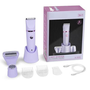 Bikini Tondeuse Rasoirs Électriques <span class=keywords><strong>pour</strong></span> Femmes Rechargeable Pubic Corps Cheveux Tondeuse <span class=keywords><strong>Rasoir</strong></span> Électrique <span class=keywords><strong>pour</strong></span> Jambes Corps Cheveux Bikini <span class=keywords><strong>Rasoir</strong></span> - Product Image 1