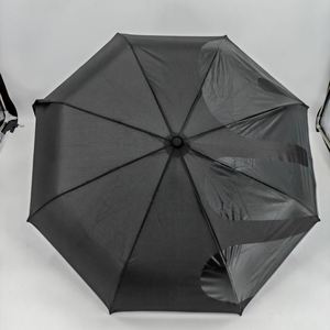 Parapluie UV pliable 3 volets <span class=keywords><strong>de</strong></span> qualité supérieure, écologique, noir, avec sac <span class=keywords><strong>de</strong></span> transport compact, idéal pour la voiture, les activités <span class=keywords><strong>de</strong></span> plein air et le sac à dos - Product Image 4