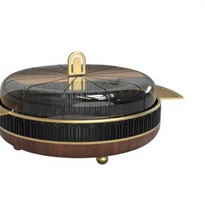 Cúpula Ovalada para Pastel de Acero Inoxidable con Base, 1 Pieza, Ecológica, Apta para Lavavajillas, Estilo Tradicional, Personalizable, INDIO - Product Image 1