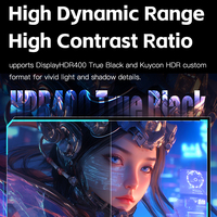 Moniteur de jeu Kuycon Q32S E-Sports Ordinateur de bureau avec écran QD-OLED Quantum Dot auto-luminescent 240 Hz sans support