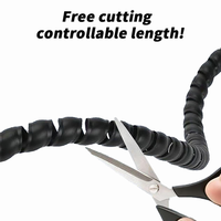 Protector de Mangueras Hidráulicas de Plástico PP, Funda Protectora para Cables con Servicio de Corte Personalizado