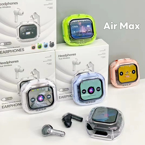 Tai nghe không dây Airmax khử tiếng ồn ANC với màn hình cảm ứng LED, cuộc gọi HD, âm thanh vòm TWS và hộp sạc - Product Image 6