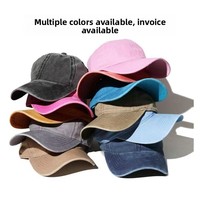 Casquette de baseball 6 panneaux en PVC, délavée et vieillie, sur mesure, pour le commerce international, avec impression de logo et broderie publicitaire, à large bord
