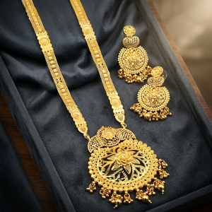 Wholesale 14K 18K 24K Micro Gold Filled Fashion Jewelry Set, Floral Design <b>Long</b> <b>Necklaces</b>, Micro Gold Forming <b>Long</b> Jewelry Set. - Product Image 4