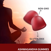 Complément alimentaire Yichao Healthcare Ashwagandha Gummy pour soulager le stress, gommes apaisantes, gommes personnalisées, gommes végétaliennes, gommes sur mesure