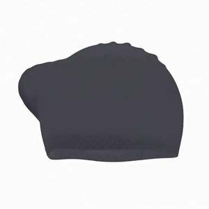 Bonnet de bain unisexe en silicone pour cheveux longs, antidérapant, haute élasticité, protection des oreilles, imperméable, couleur unie, USA Mairun - Product Image 4