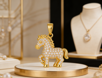 Collier unisexe personnalisé en argent plaqué or 14 carats avec diamant de laboratoire CVD IGI/HPHT taille brillant, cadeau de fiançailles classique de luxe