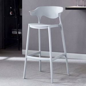 <span class=keywords><strong>Tabouret</strong></span> <span class=keywords><strong>de</strong></span> <span class=keywords><strong>bar</strong></span> moderne en métal pour l'extérieur, style <span class=keywords><strong>industriel</strong></span>, mobilier design moderne, <span class=keywords><strong>tabouret</strong></span> <span class=keywords><strong>de</strong></span> <span class=keywords><strong>bar</strong></span> empilable noir avec siège en PP - Product Image 2