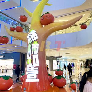 Libit Fruit <b>Tree</b> Sculpture Fiberglass <b>Outdoor</b> Chinese New Year Decoration Artistic Hallway Display - Product Image 4