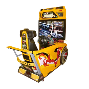 Machine de course automobile pour enfants, jeu de course dynamique pour manèges pour enfants 220V - Product Image 1