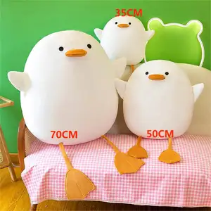 Creative Cute New Duck Doll Pillow Plush Toys PP Cotton Filled Duck Doll Sleeping Pillow