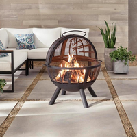 Boules de feu en acier Corten pour jardin Boules de feu en métal Boule de feu Décoration extérieure