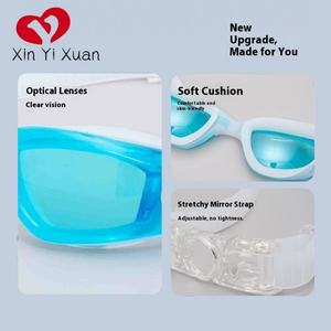 Les lunettes de natation les plus vendues, étanches et anti-buée, en silicone optique, personnalisables - Product Image 4