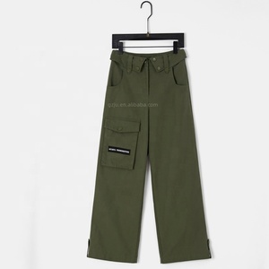 Primavera Casual da donna <span class=keywords><strong>pantaloni</strong></span> Cargo armes <span class=keywords><strong>con</strong></span> tasca laterale verde <span class=keywords><strong>con</strong></span> Zip <span class=keywords><strong>pantaloni</strong></span> da donna <span class=keywords><strong>pantaloni</strong></span> Casual <span class=keywords><strong>pantaloni</strong></span> Casual per donna - Product Image 1