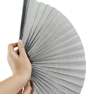 Moustiquaire plissée en fibre de verre XFD rigide avec revêtement PVC, 3,7 m, pour fenêtre et porte, fine, étanche, pliable en polyester - Product Image 2