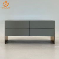 Buffets en bois salon armoire de rangement gris luxe Buffet armoire Buffet moderne côté armoire Buffet Table meubles