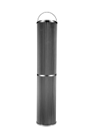 Élément filtrant plissé en maille métallique nettoyable en acier inoxydable 304 316L, résistant aux hautes températures et à la corrosion