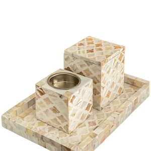 Wholesale High Quality Mother of Pearl Incense Burner Mubkhar Set Incense Burner Suitable for Ramadan and Eid - Product Image 2