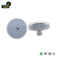 AC24V préprogrammé 1-16 YC (effet fleur) 5050 RGB + W LED Flat Cap E14 100mm IP65 360 Transparent Cover Point Lights