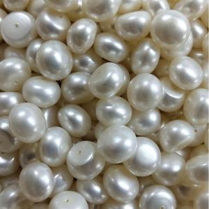 Perlas de Agua Dulce Edison, Gránulos de 10-14 mm, Forma de Botón, Sueltas y Perforadas, Envío Aleatorio, Perlas Procesadas al por Mayor - Product Image 3