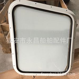 Herrajes Marinos - Ventanas Rectangulares de Vidrio Templado y Aluminio, Fijas y Corredizas - Componentes para Equipamiento de Barcos - Product Image 1