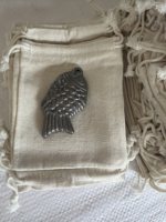 Ustensiles de cuisson en fonte en forme de poisson – Réutilisables, motif dorade argentée pour une absorption naturelle du fer, lavage à la main uniquement