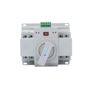 2P 63A CB Tipi 220V 230V 2 Kutuplu 50/60Hz Otomatik/Manuel Çift Güçlü Otomatik Transfer Şalteri 4kA Kesme Kapasiteli - Product Image 1