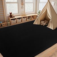 Tapis moderne minimaliste en polyester, grand, confortable, lavable, antidérapant pour salle de classe, dortoir, salle à manger, décoration intérieure