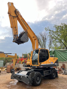 منتجات ساخنة حفارات مستعملة كوريا الأصلية هيونداي W حفارة ذات عجلات 21 طن Robex Excavadora حفار إطارات مجرفة 210w-9 - Product Image 2