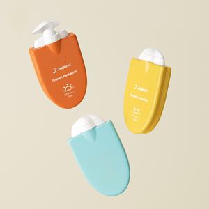 Emballage cosmétique unique et écologique, nouveau, texturé, à presser, logo personnalisé, contenant cosmétique pour écran <span class=keywords><strong>solaire</strong></span> - Product Image 3