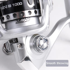 日本のリョービSMAP MINIスプール800金属パワーハンドル回転釣り塩水リール - Product Image 3