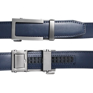 Sabuk Wanita Biru Tua 30mm dengan Logo Custom, Sabuk Otomatis untuk Wanita - Product Image 5