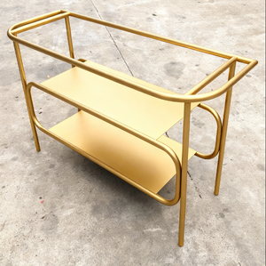 פליז מפואר ארון איפור להתלבש רגליים שולחן עבודה עד יהירות בסיס נירוסטה חלודה הוכחה להפיל הרכבה ידידותית - Product Image 3